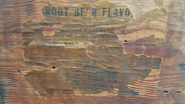 1800's Sharp & Dohme 5 Gallon Root Beer Medicinal Bottle in Wood Crate GS00706