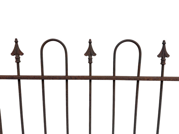 127 Ft of Antique Wrought Iron Hairpin Fencing GA21025