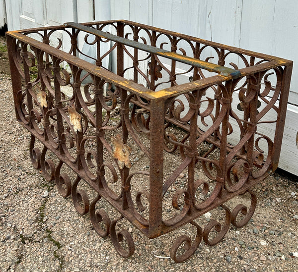 Repurposed Antique Iron Chandelier Shade GA20342