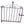 Load image into Gallery viewer, 3 feet of an antique iron gate GA21100
