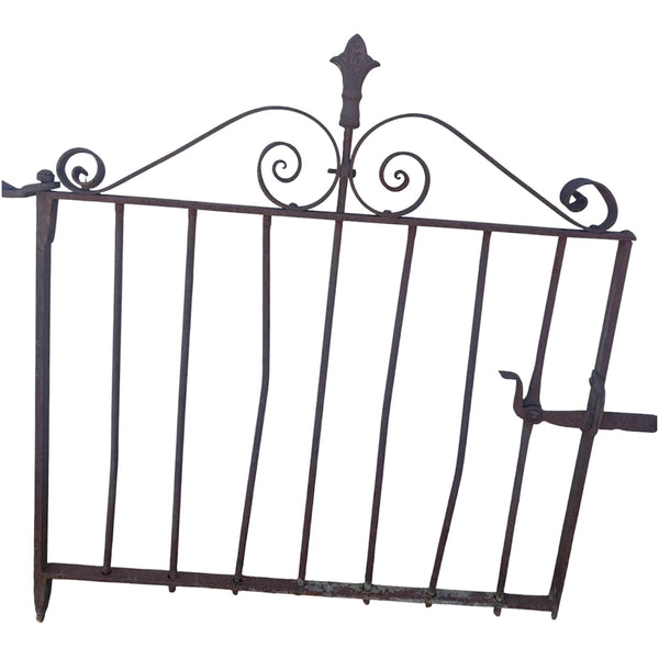 3 feet of an antique iron gate GA21100