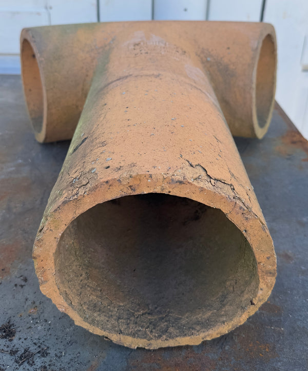 Terracotta Double Pipe Chimney Pots - 4 Available GA20476