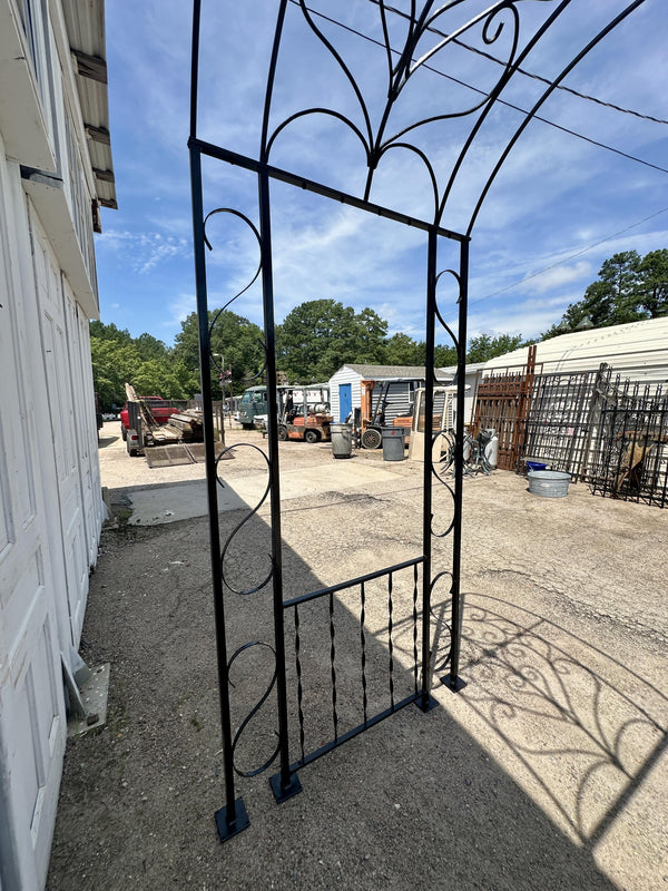 Antique Wrought Iron Custom-Fabricated Arbor GA20280