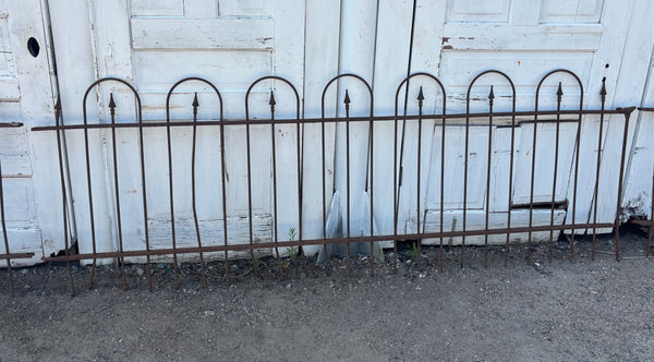 75 Feet of Wrought Iron Hairpin Fencing GA21242
