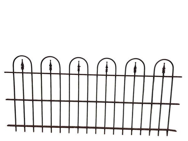 44 Ft of Antique Wrought Iron Hairpin Fencing GA21055