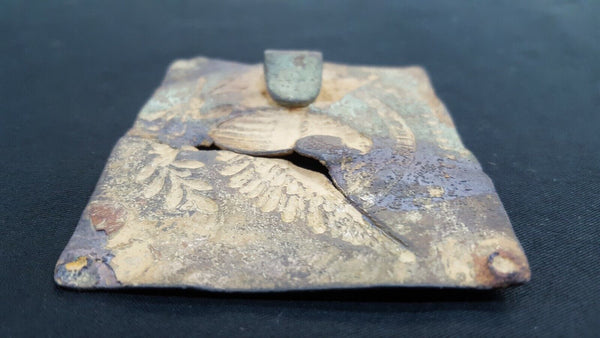 Rare 1835-1840 Early Militia Eagle One Piece Belt Plate Recovered