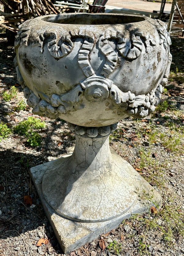 Tall Ornate Concrete Planter GA20351