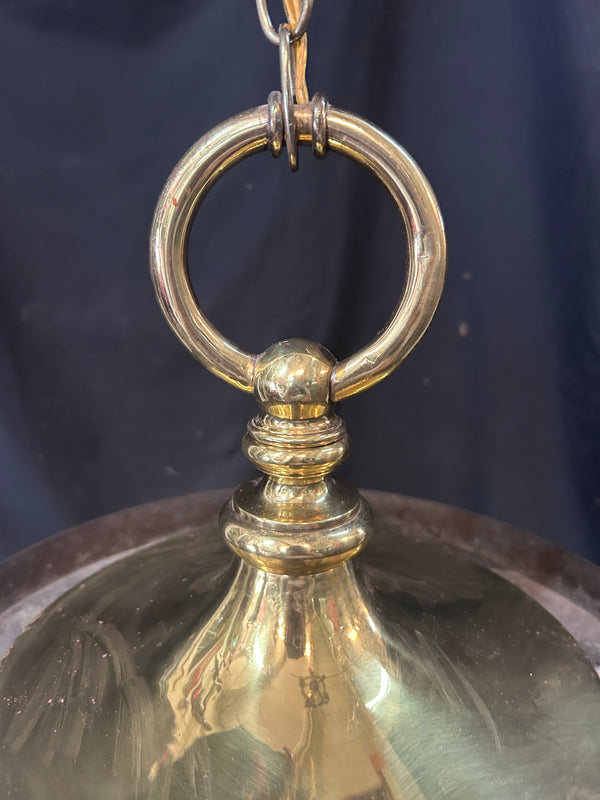 4 Light Antique Brass Chandelier 19"x13" GS010965