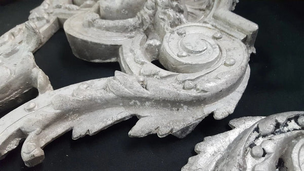 4 Victorian Cast Aluminum Decorative Garden Wall Plaques 15 1/4" x 9 3/4" GA2007