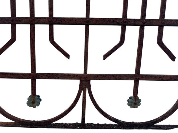 Antique Art Deco 83" Tall Iron Gate GA20774