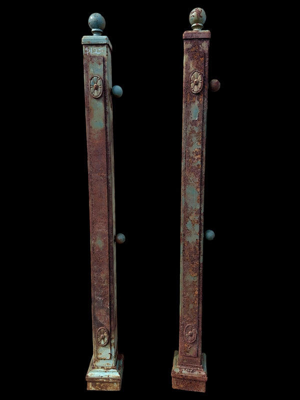 Vintage Cast Iron Post - 2 Available - GA21052