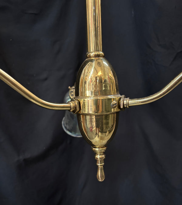 3-Light Brass Chandelier GA21410