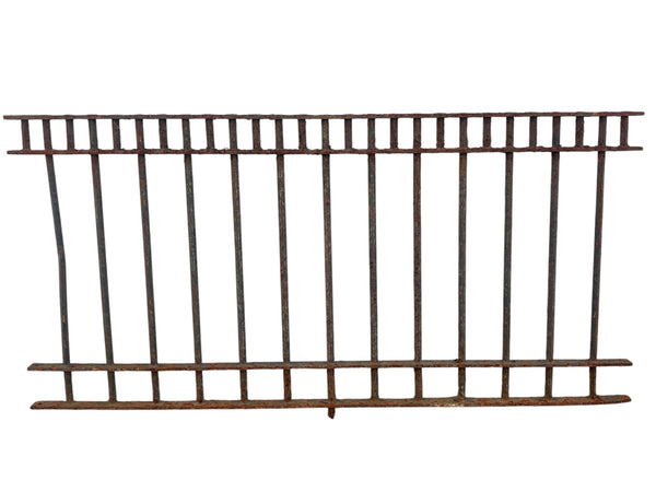 126ft Brutalist Modern Style Wrought Iron Fencing GA21067