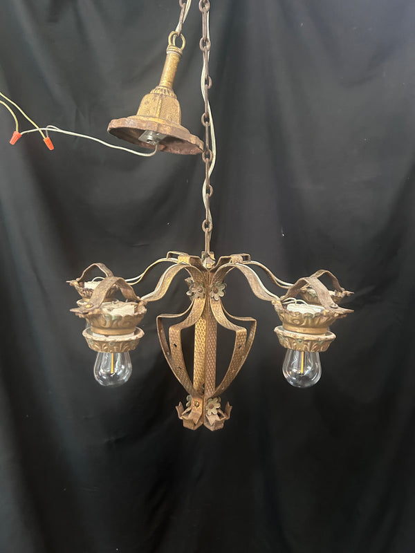 5 Light Bronze Chandelier