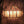 Load image into Gallery viewer, MCM Ten Light Chandelier w/ Faceted Beveled Glass Panels 20" x 17" GS00954
