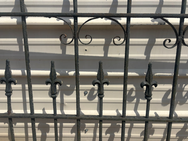 7 Foot Iron Fence Panel GA21316
