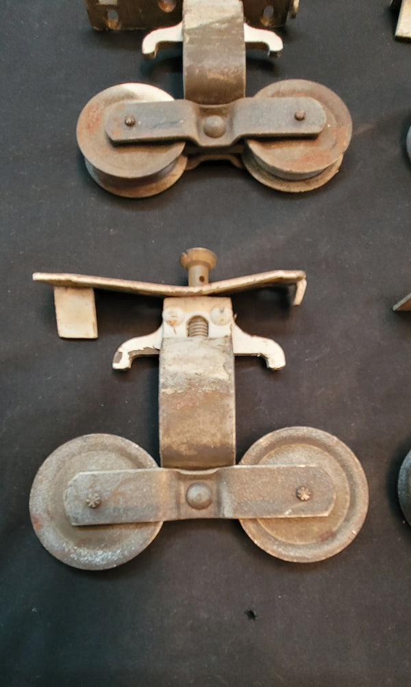 2 Pairs of Vintage Pocket Door Roller Wheels GS00638