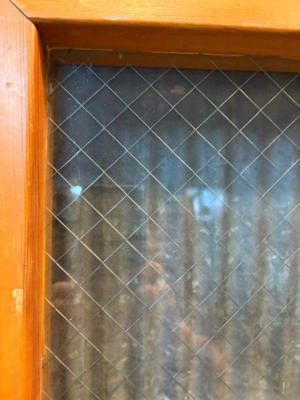 Matching Pair of Lab Doors w/ Diamond Safety Glass GS6097