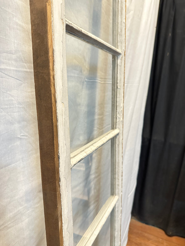 8-Ft Long / 9-Pane Transom Window w/ Wavy Glass GA20435