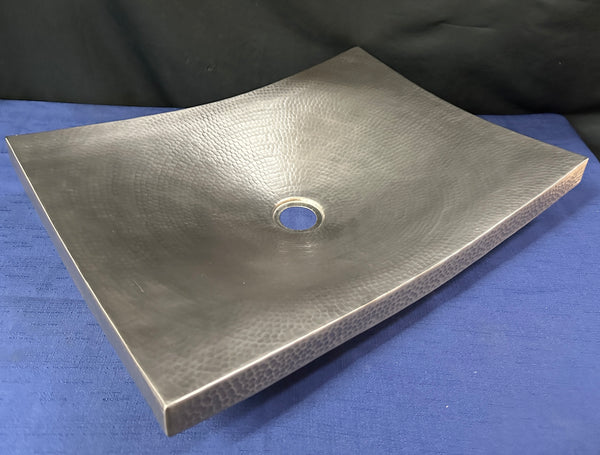 NOS Native Trails CPS57 Kohani 20" Brushed Nickel Vessel Bathroom Sink - GA20530