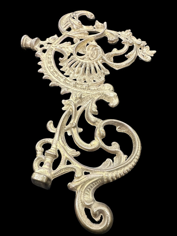 Pair of Antique Brass Chandelier Arms GA20709