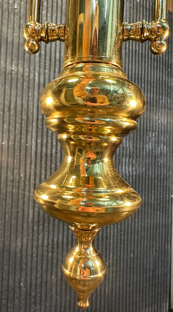 Vintage Brass 2-Arm Chandelier - 14" T x 18" W - GA21030