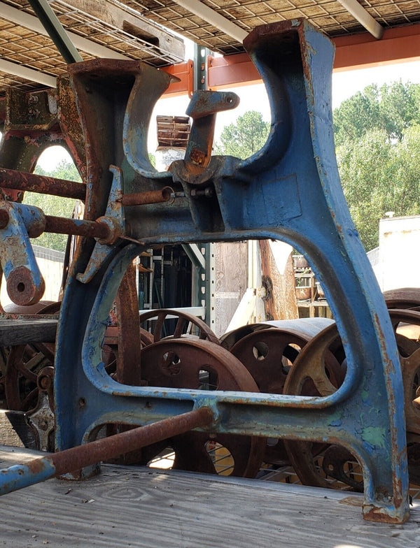Industrial Factory Cast Iron Machine Table Base  27" T x 39 1/2" L x 24" D GS00060