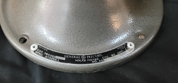 Restored Industrial G.E. Table Fan Repurposed to Table Lamp GS01033