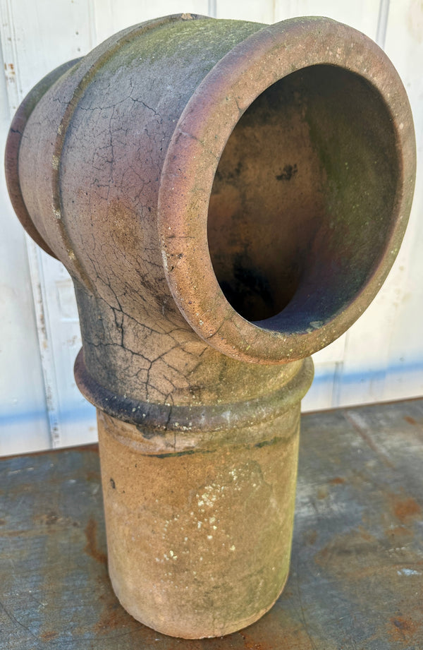 Terracotta Double Pipe Chimney Pot GA20474