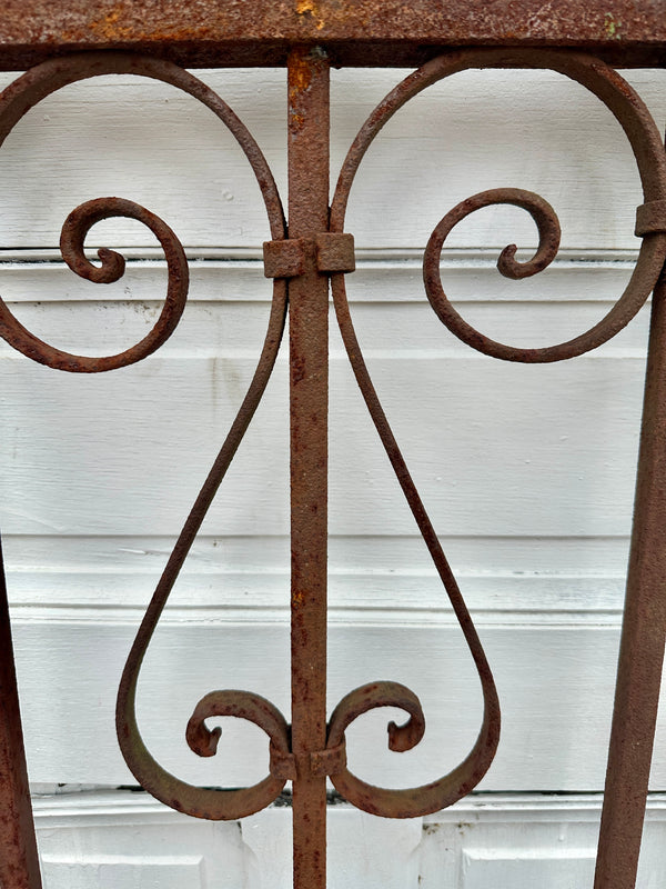 Antique Iron Garden Gate Pair GA20339