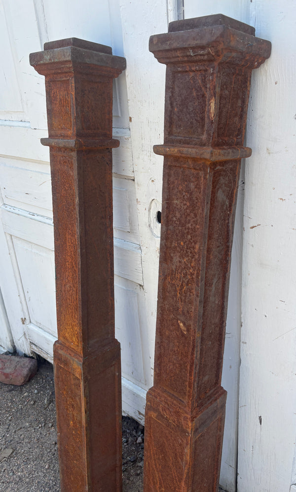 Pair of Cast Iron Newel Posts GA21444