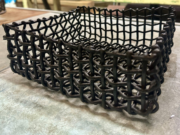 Hand Crafted Steel Braided Baskets - 13 Available - GA20725