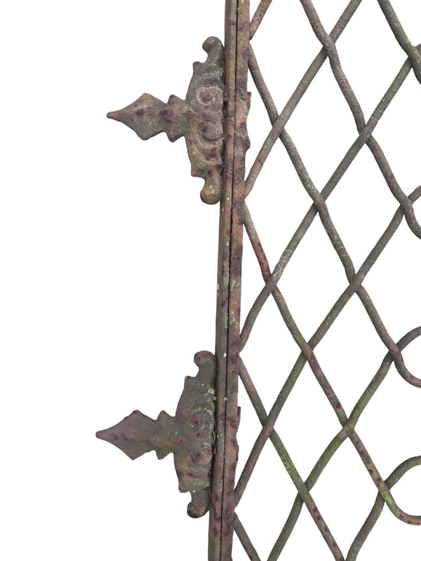 45 Ft of Antique Wrought Iron Fencing GA21062