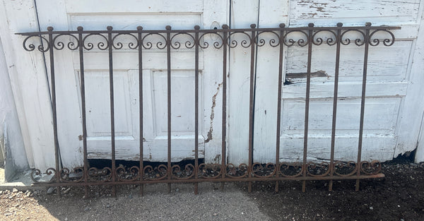6 Foot Iron Fence Panel GA21320