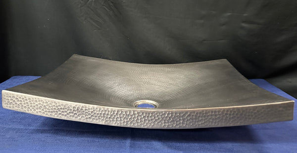 NOS Native Trails CPS57 Kohani 20" Brushed Nickel Vessel Bathroom Sink - GA20530