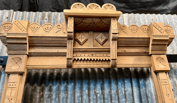 Victorian Pier Mirror Frame Only- Walnut GA10145