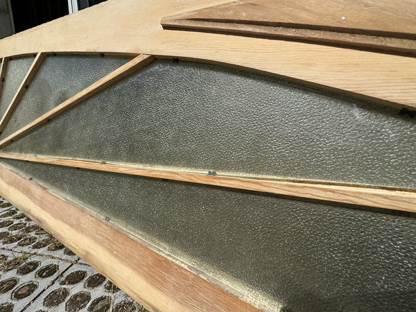 Restored Textured Glass Transom Window GA20308