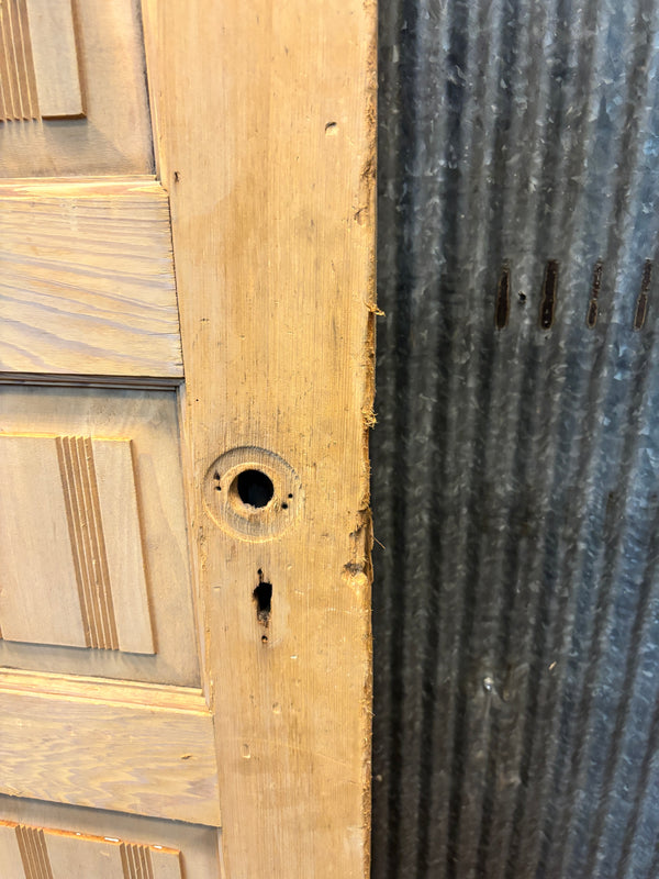 Pair of Heart Pine 7-Panel Doors GA21431