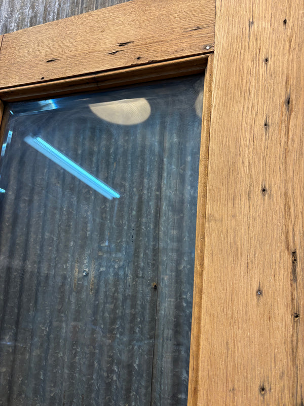 Pair of Doors with Beveled Glass GA21436