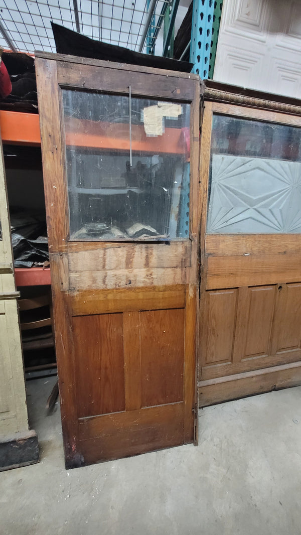 1900's Wood & Glass Pawnbrokers Office Front Panel Set GS00632