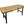 Load image into Gallery viewer, Custom Built Dining Table w/ Live Edge Pine Table Top &amp; Iron Legs GA20605
