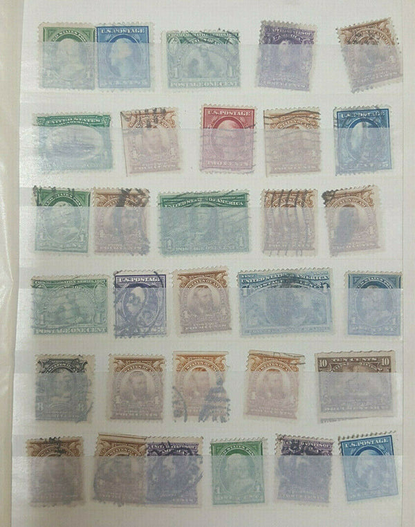 Lot of 312 Vintage Stamps in Collectors Album from GS00694