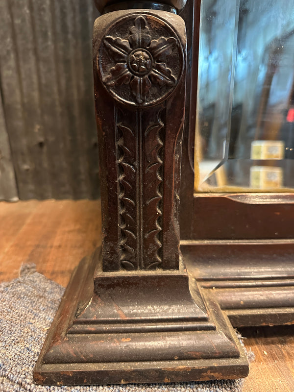 Victorian Era Eastlake Mirror w/ Original Mercury Glass GA20300