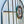 Load image into Gallery viewer, Restored Arched Antique Iron Gate w/ Flower Medallion GA20443
