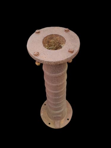Ornate Cast Iron Well Water Pump Base 28 3/8" T GAM0154