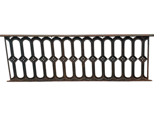 8 Ft of Antique Cast Iron Fence GA21068