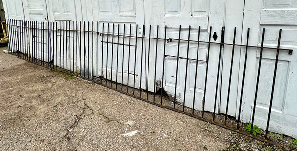 41 Linear Ft of Restored Iron Window Grates GA20439