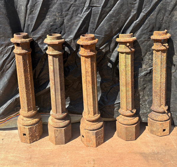 Set of Cast Iron Newel Posts GA21550