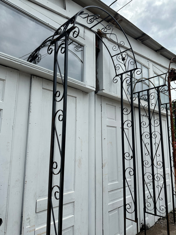 8 Foot+ Ornate Wrought Iron Arbor GS6057