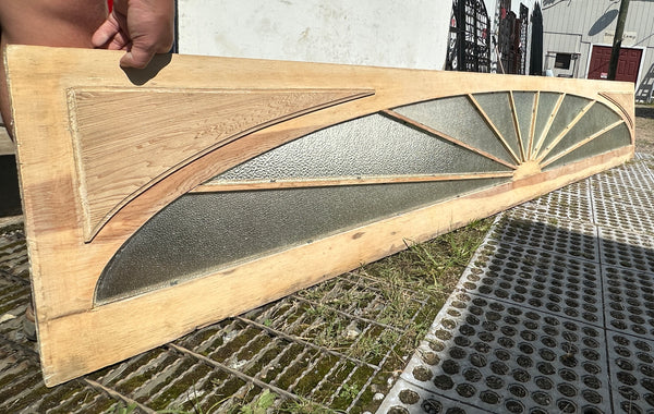 Restored Textured Glass Transom Window GA20308